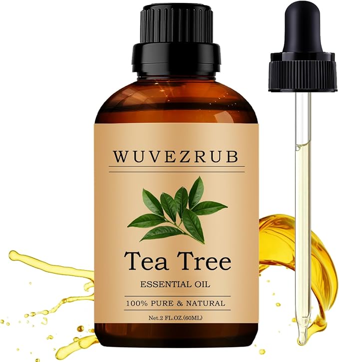 Tea Tree Essential Oils, 60ML 100% Pure and Natural Essential Oil for Aromatherapy Diffuser - Tea Tree /2 Fl Oz
