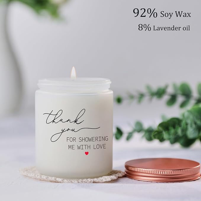 Thank You Gifts for Women, Best Christmas Mothers Day Birthday Anniversary Valentines Day Gifts for Mom Sister Friend Bestie Wife Husband Girlfriend Boyfriend Her Him Teacher Coworker Boss Candle