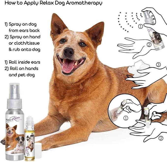The Blissful Dog Blue Heeler Relax Dog Aromatherapy Spray for Your Dog's Anxiety