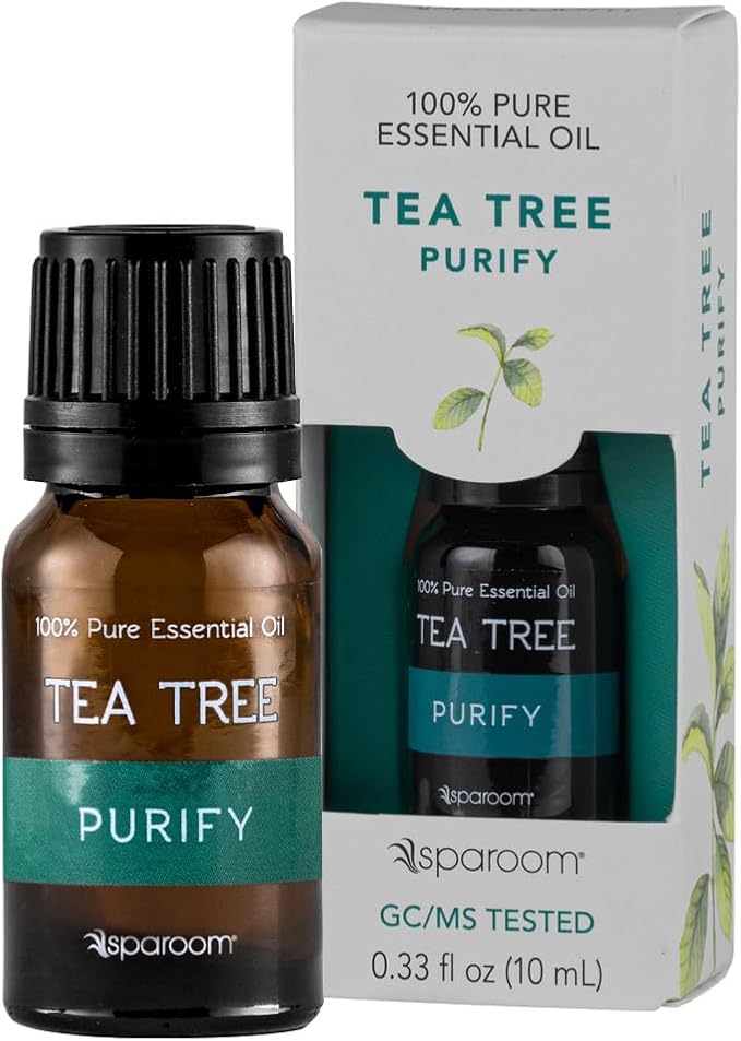 SpaRoom Aromatherapy 100% Pure Undiluted Essential Oil, Purify Tea Tree, 10 mL