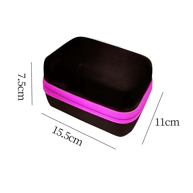 Bag for 15ml Bottles with 12 Compartments, Foam Insert Design, Waterproof and Shock Resistant