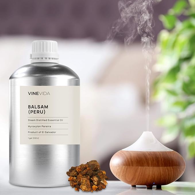 VINEVIDA [32oz] Pure Balsam (Peru) Essential Oil - Bulk Essential Oil for Soap Making and Candle Making
