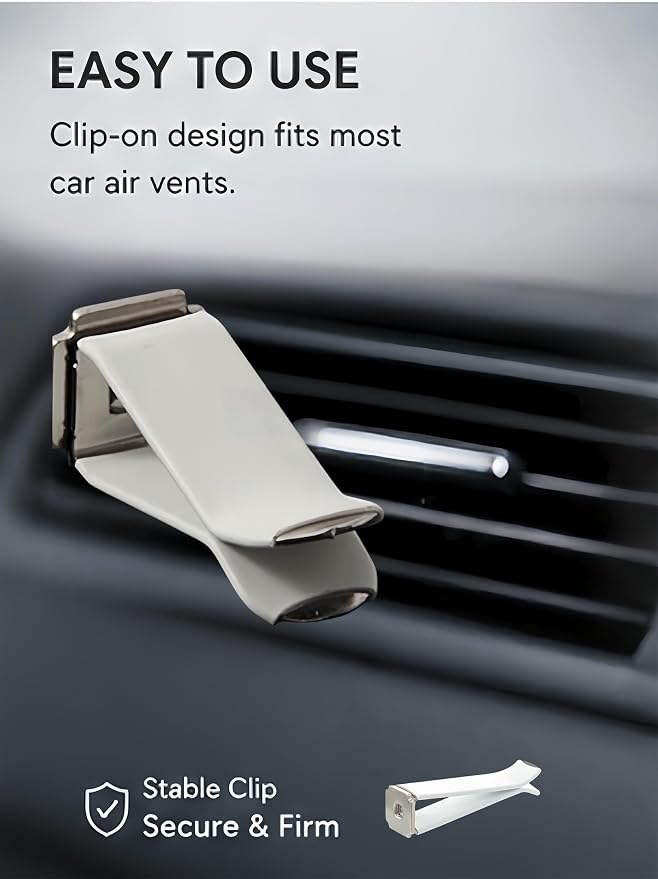 Golf Car Air Freshener Vent Clip Set (3 Pack), Plaster Diffuser, Cute Car Accessories (Essential Oil Not Included)
