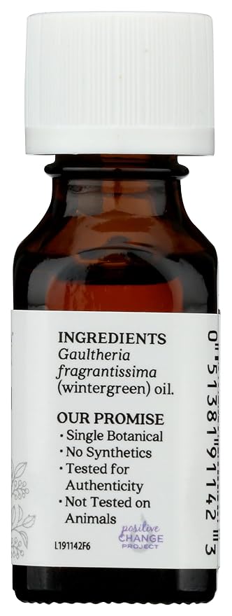 Aura Cacia Wintergreen Essential Oil, 0.5 FZ