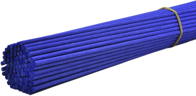 100 Pieces Fiber Reed Diffuser Replacement Refill Sticks (12" x 3mm, Purple)