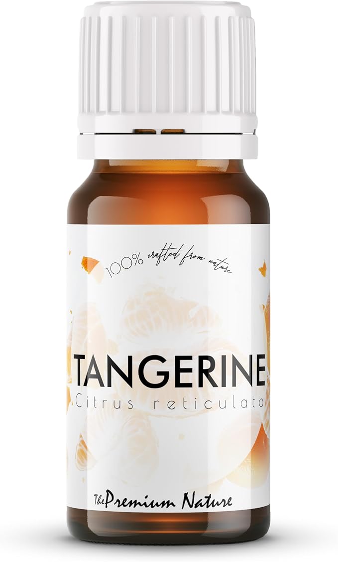 Tangerine Essential Oil for Skin, Aromatherapy & Candle Making | Zesty Sweet & Fresh Scent | 100% Natural - Perfect for Diffuser & Massage Fragrances