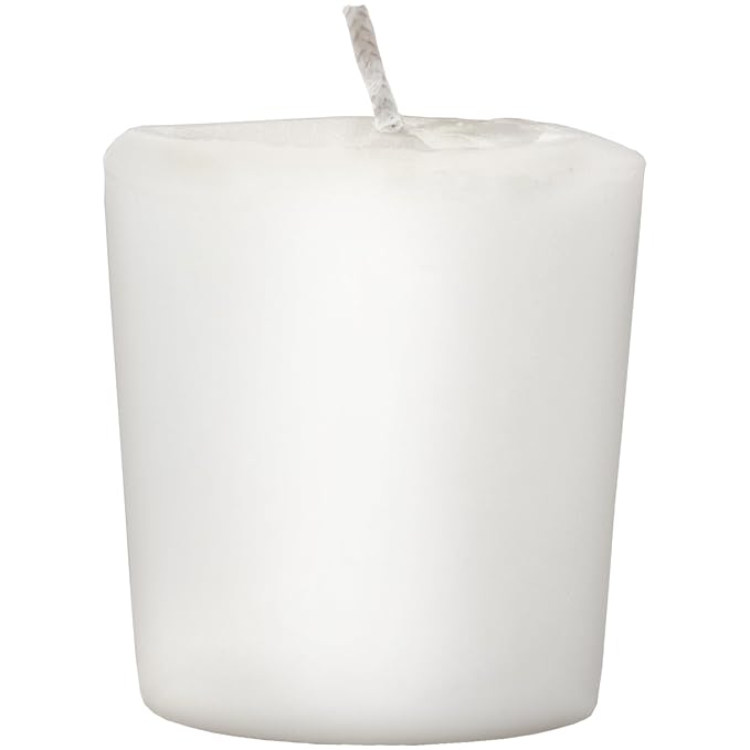 Aroma Naturals Votive Candles with White, Patchouli and Frankincense, Meditation, 6 Count