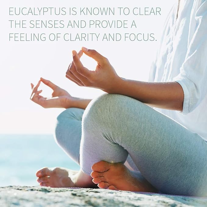 Garden of Life Eucalyptus Essential Oil – 100% Pure Essential Oil for Diffuser, Aromatherapy, Meditation, Clarity and Focus, USDA Organic, Non-GMO, 0.5 fl oz