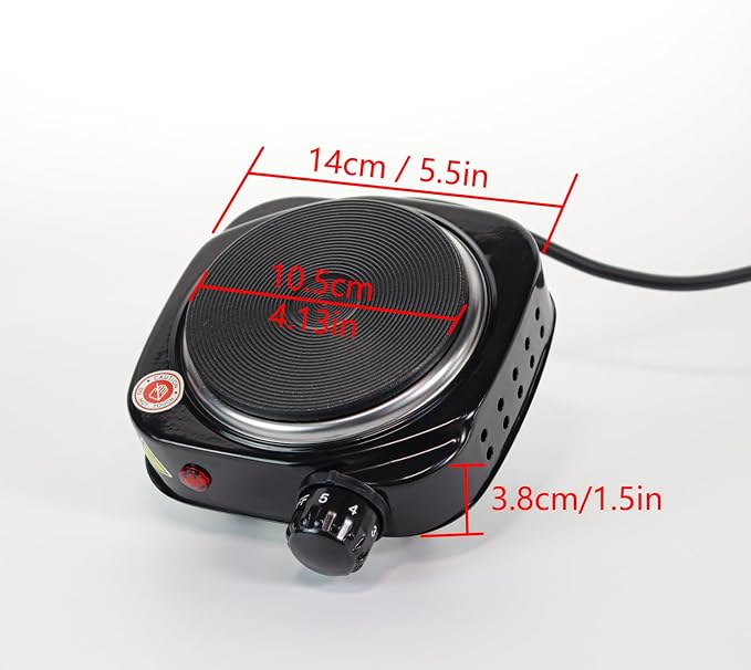 Aroparc Wax Melting Pot with Hot Plate, 40oz/1200ml Pouring Pot | 5 Temperature setting hot plate, Large capacity melting pot 40oz, Candle making wicks&stickers, Thermometer and others
