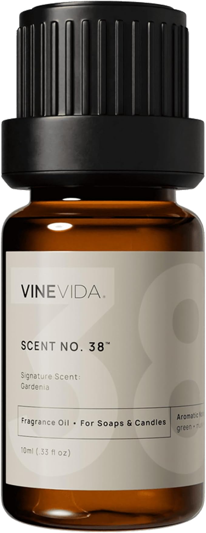VINEVIDA [0.33oz] Gardenia Fragrance Oil for Candle Making and Soap Making - Premium Candle Scents for Soy Candles