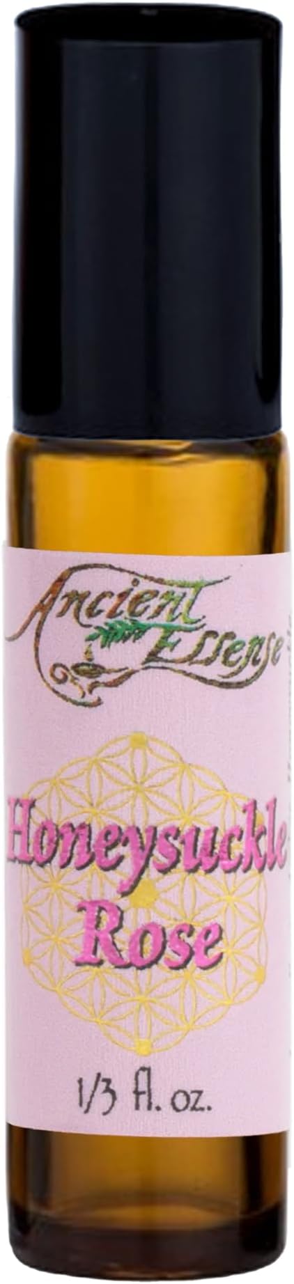 Ancient Essence Honeysuckle Rose Blend of Honeysuckle Rose Amber Brings Sense of Positivity Joy Calming & Relaxing (1/3 FL OZ)