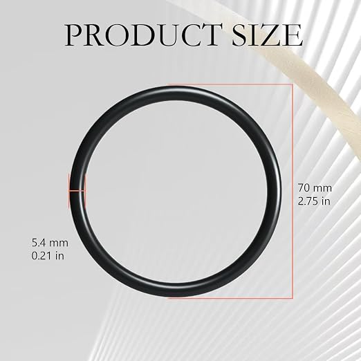 O-Ring for Pentair Valve Adapters and Hayward Diffusers (3PCS, Black, Rubber, Swimming Pool and Spa Replacement Parts)