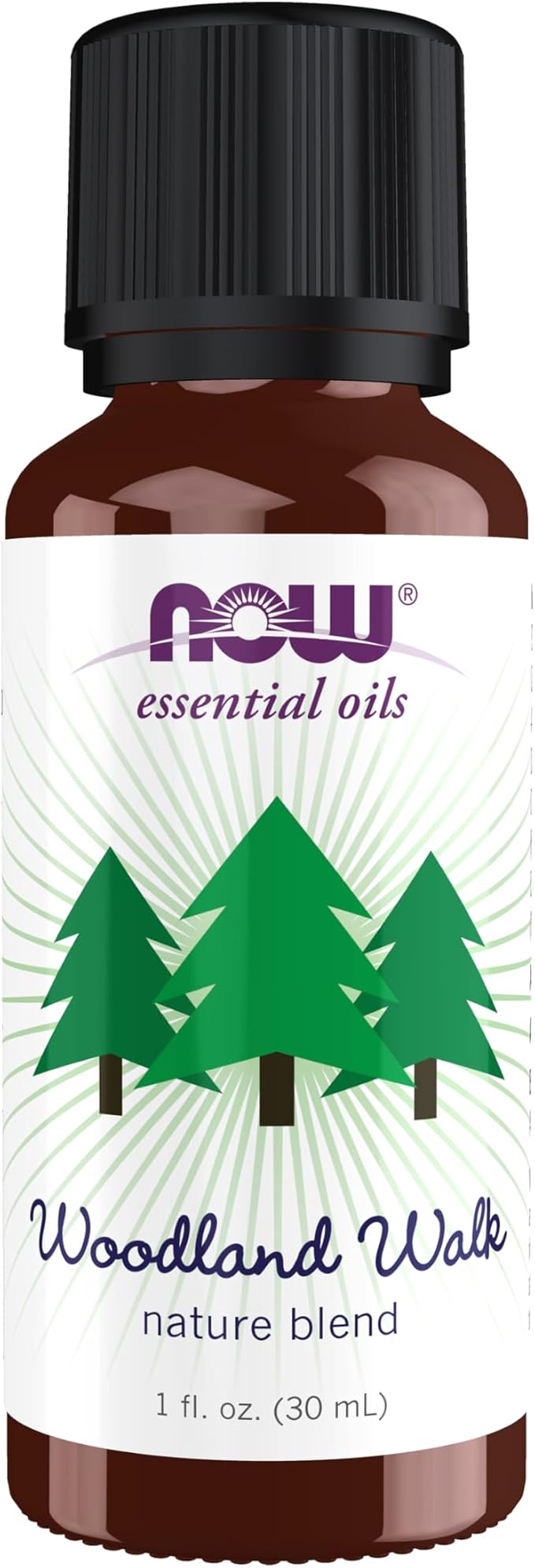 NOW Essential Oils, Woodland Walk Oil Blend, Calming Attributes with a Fresh and Woodsy Scent, Steam Distilled, 1-Ounce
