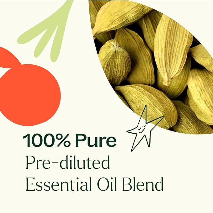 Plant Therapy Chakra 3 Self Manifestation Essential Oil Blend (Solar Plexus) Pre-Diluted Roll-On 10 mL (1/3 oz) 100% Pure, Ready to Use