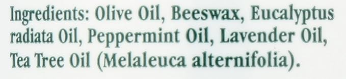 Tea Tree Therapy Eucalyptus Australian Chest Oil, Lavender Peppermint and Tea Tree, 2 Ounce,80050