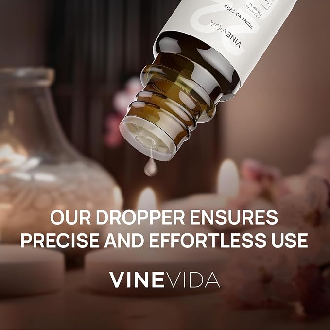 VINEVIDA 0.33oz Scent No.1117 Fragrance Oil - USA Candle & Soap Scents - Natural Candle Fragrance
