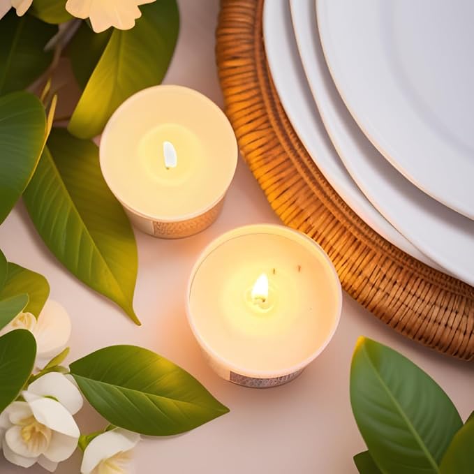Premium Gardenia Scented Candle for Men & Women, Highly Scented, 7.1oz|45 Hour Long Lasting, All Natural Soy Candles, Home Decor, White Glass Jar Candle with Gift Box
