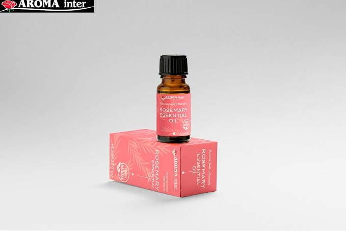 Essential Oils Set for Diffuser, 100% Pure Natural Oils, 6x10ml (Lavender, Peppermint, Eucalyptus, Tea Tree, Orange, Rosemary) for Home Fragrance, Massage, DIY