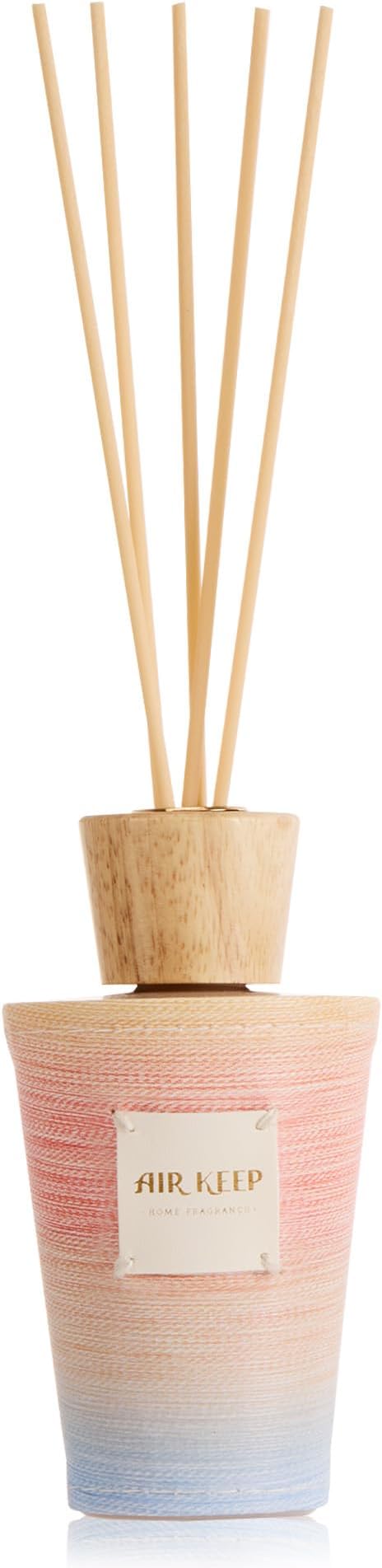 Airkeep Reed Diffuser Set, Sakura 5.1 fl oz (150 ml), Long Lasting Home Fragrance with Reed Diffuser Sticks, Decorative Room Diffuser for Bathroom, Bedroom, Living Room & Office