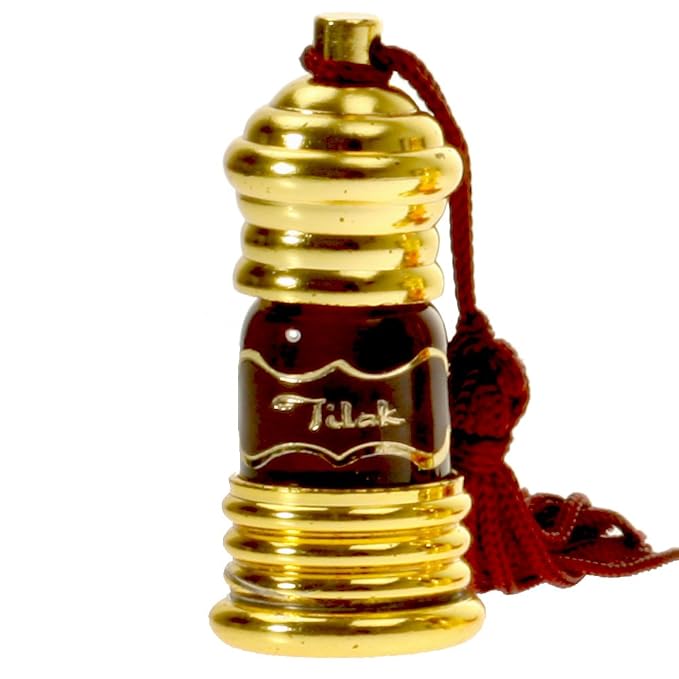 Prabhuji's Gifts Attar Perfume Oil Tilak - Body Perfume Blended with Essential Oils - Vegan Perfume for Women & Men - Arabian Fragrance - (3mL)