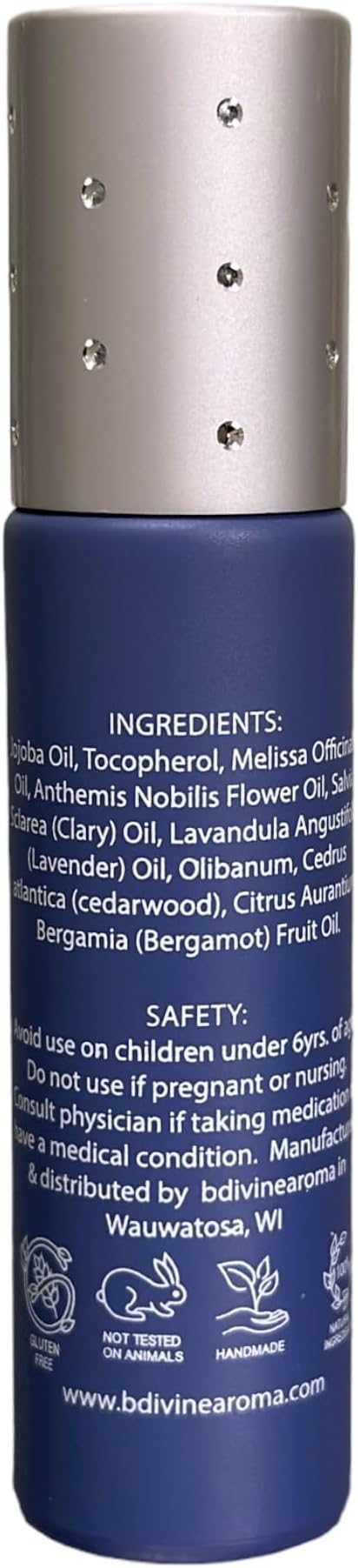 Essential Oil Roll-On – Natural Aromatherapy Blend in a Convenient Roller for Everyday Wellbeing (Sleepytime)