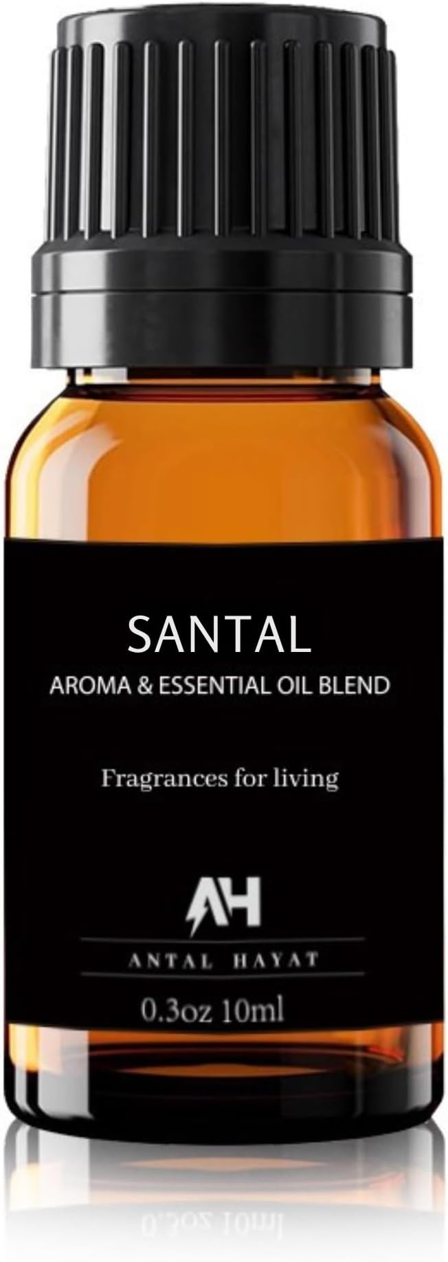 Santal Diffuser Oil 10ml – Luxury Hotel Scent for Home – Sandalwood, Leather & Cedar – Essential Oil Blend Inspired by Santal Perfume – Aroma Oil for Diffuser & HVAC