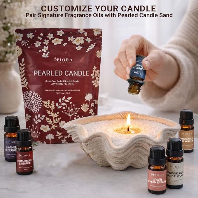 Premium Fragrance Oil Set – Highly Concentrated Scented Oils for Candle Making, Soap, Wax Melts & Home Fragrance, Long Lasting Aroma Oils Gift Set for Diffusers & DIY, Aromatherapy Selfcare Gift