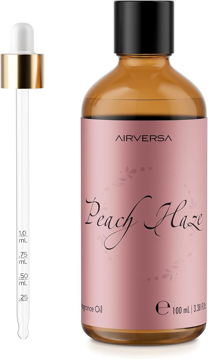 Airversa Diffuser Oil, Fragrance Oil, Hotel Scent Oil 3.38 Fl Oz | 100 mL - Peach Haze