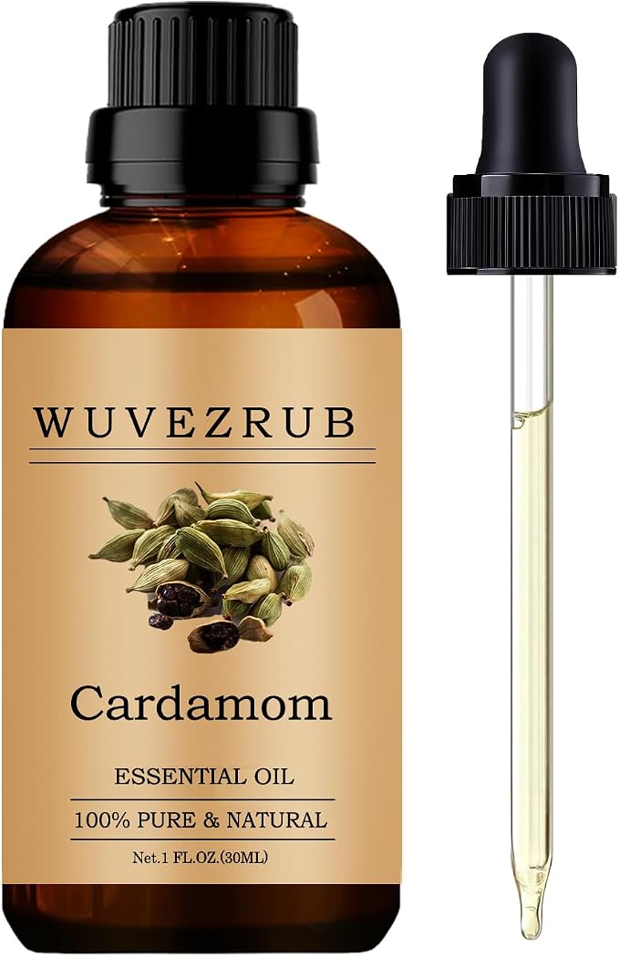 Cardamom Essential Oils, 30ML Pure and Natural Essential Oil for Aromatherapy Diffuser - Cardamom / 1 Fl Oz