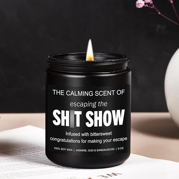 Younift Sarcastic Candles, Going Away, Goodbye, Farewell Gifts for Coworkers - Retirement, Coworker Leaving Gifts for Women, Men - Leaving Job, Moving Away Presents for Friends, Boss, Work Bestie