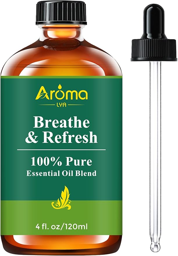 Breathe & Refresh — A 100% Pure Essential Oil Blend Cool-Crisp Blend that Makes Any Space Feel Like Fresh Air Again, Essential Oils for Diffusers for Home