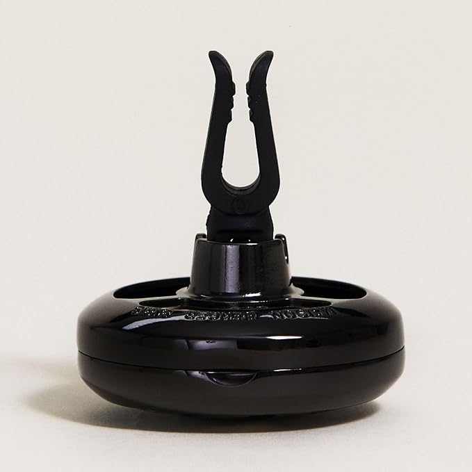 MAISON BERGER Car Diffuser, Gun Metal Finish, No Refill Included | Holder Only, Refill Sold Separately, Passive Diffusion, Made in France