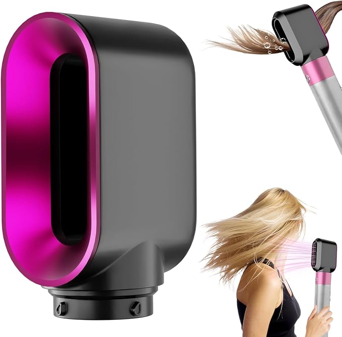 Pre-Styling Dryer Attachment Nozzle Replacement for Dyson Airwrap Accessories,Pre-Styling Dryer Nozzle for Airwrap HS01 HS05 HS08,Pre-Shaped Nozzle Attachment,Part No. 969759-01,Purple