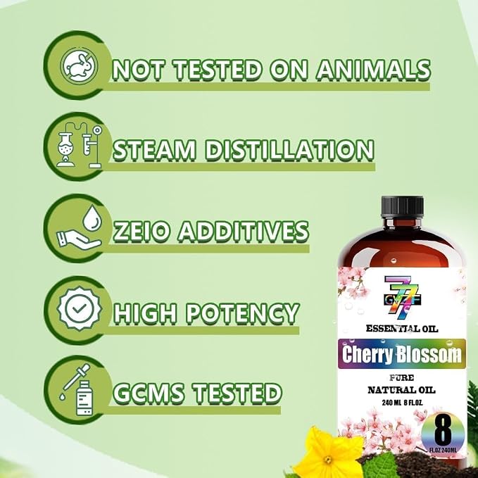 Magnolia Essential Oil, Magnolia Oils, for Diffuser, DIY Candles, Soap, Humidifier, Living Room, Gift, Essential Oil, GV77ZF Magnolia Fragrance Oil - 8 fl oz (240 ml)