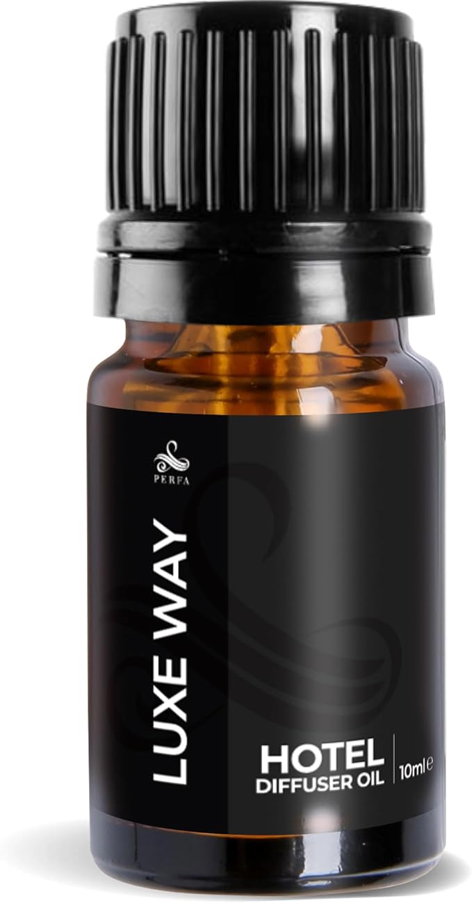 Luxe Way Diffuser Oils | 10ml Oil Diffuser Essential Oils | Versatile and Mess-Free | Hotel Essential Oils for Diffuser by Perfa
