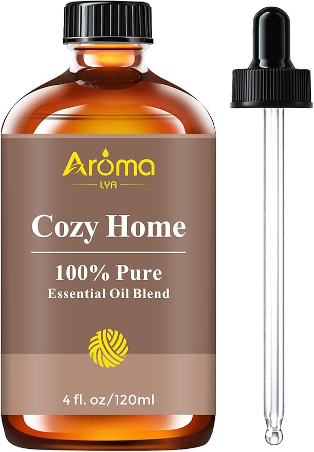 Cozy Home — A 100% Pure Essential Oil Blend Warm-Woods Blend that Makes Your Space Feel Instantly Inviting, Relaxed, and Lived-in—Never Sleepy