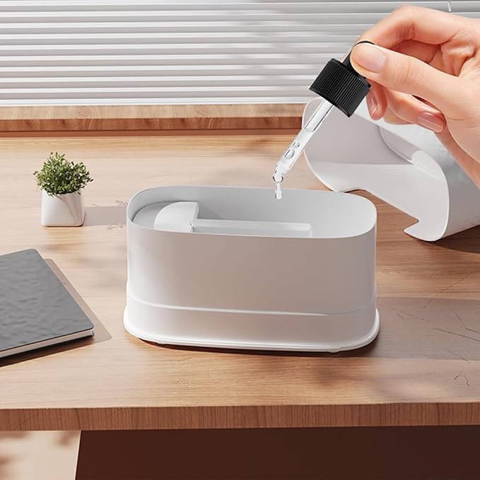 Protable Flame Effect USB Aroma Diffuser - 160 Capacity Essential Oil Humidifier with Auto Shut-Off, Waterless Protection & Mist Projector for Home/Bedroom Relaxation (Grain)