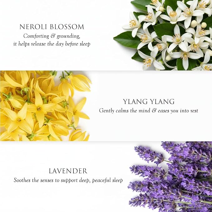 Spa Ceylon Ayurveda Sleep Intense Discovery Set – 4-Piece Natural Calming Gift Set with Neroli, Lavender & Ylang Ylang – Body Cleanser, Body Elixir, Dream Mist & Dream Balm