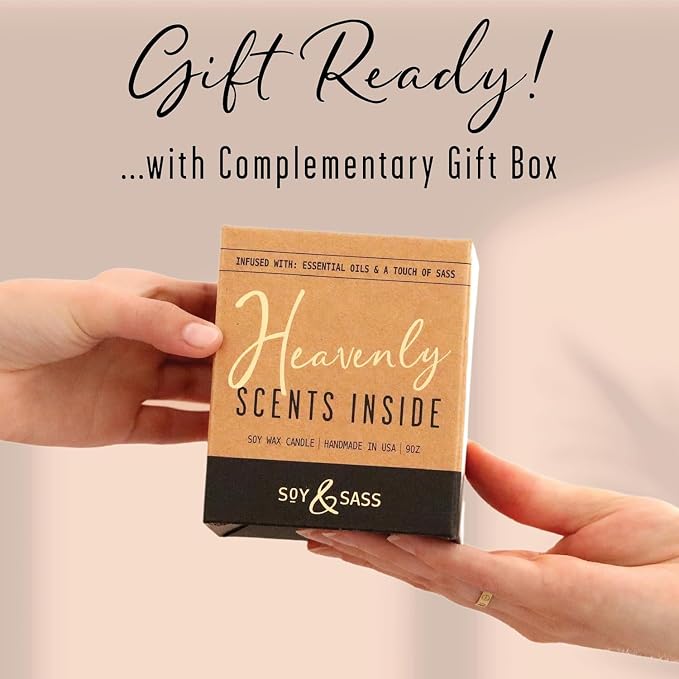 Christian Gifts for Women, Religious Gifts for Women - 'Have Faith' Candle, w/Lily of The Valley & Lavender I Spiritual Gift I Catholic Gift I 50Hr Burn, Made in The USA