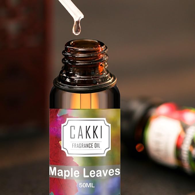 Essential Oils for Diffusers for Home, Scent-Maple Leave, Single Large Size 50ml, CAKKI Fragrance Oils, for Candle Making, for Soap Making, Diffuser Oil Scents