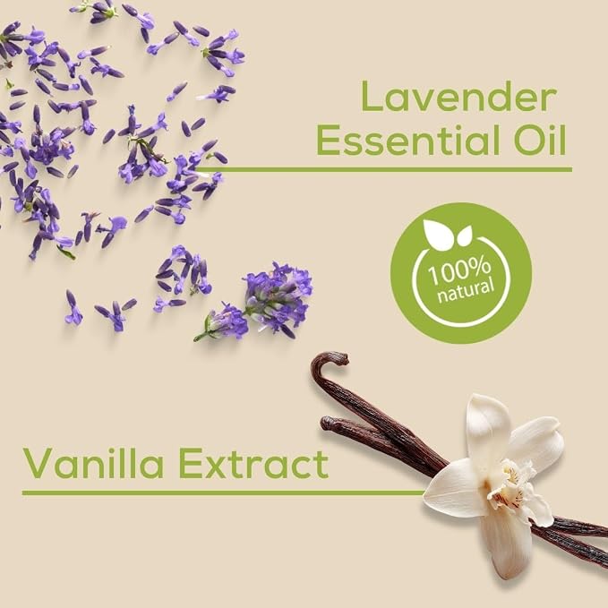 Scent Fill 100% Natural Lavender Vanilla Plug in Air Freshener, Scented Oil Refills, 3 Refills