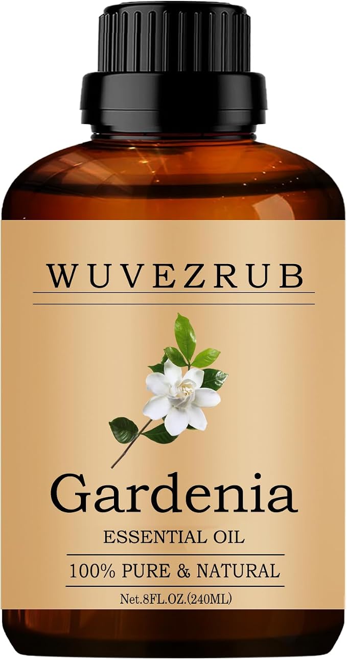 Gardenia Essential Oils 240ML, Pure Gardenia Essential Oil for Aromatherapy Diffuser - 8 Fl Oz