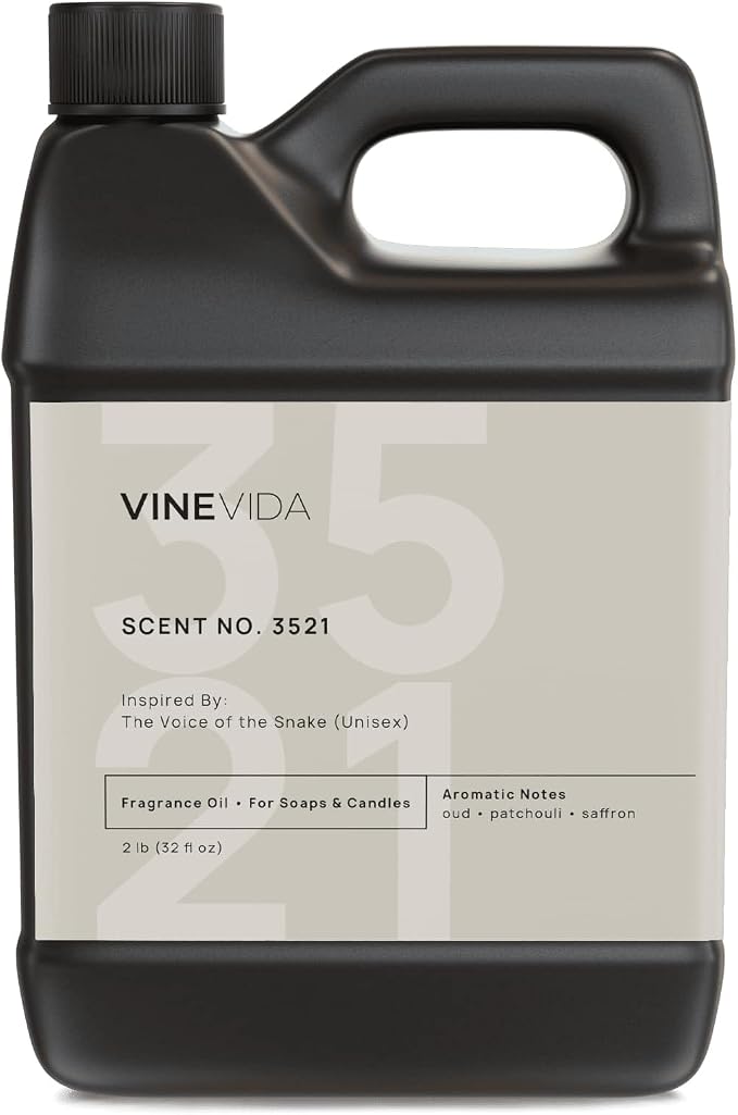 VINEVIDA Scent NO. 3521 Fragrance Oil - 32oz (2lbs) - Fragrance Oil for Candle Making - Made in USA Candle Scents Scents for Soap Making
