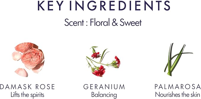 Aromatherapy Associates Rose Pure Essential Oil Blend. Premium Undiluted Blend to Uplift the Senses. Hand-Crafted with Rose, Geranium and Palmarosa (0.33 fl oz)