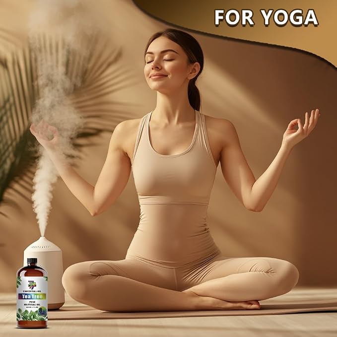 Tea Tree Essential Oil, Tea Tree Oils, for Diffuser, Cleaning, Humidifier, DIY Candles, Soap, Home, Gift, Essential Oil, GV77ZF Tea Tree Fragrance Oil - 8 fl oz (240 ml)