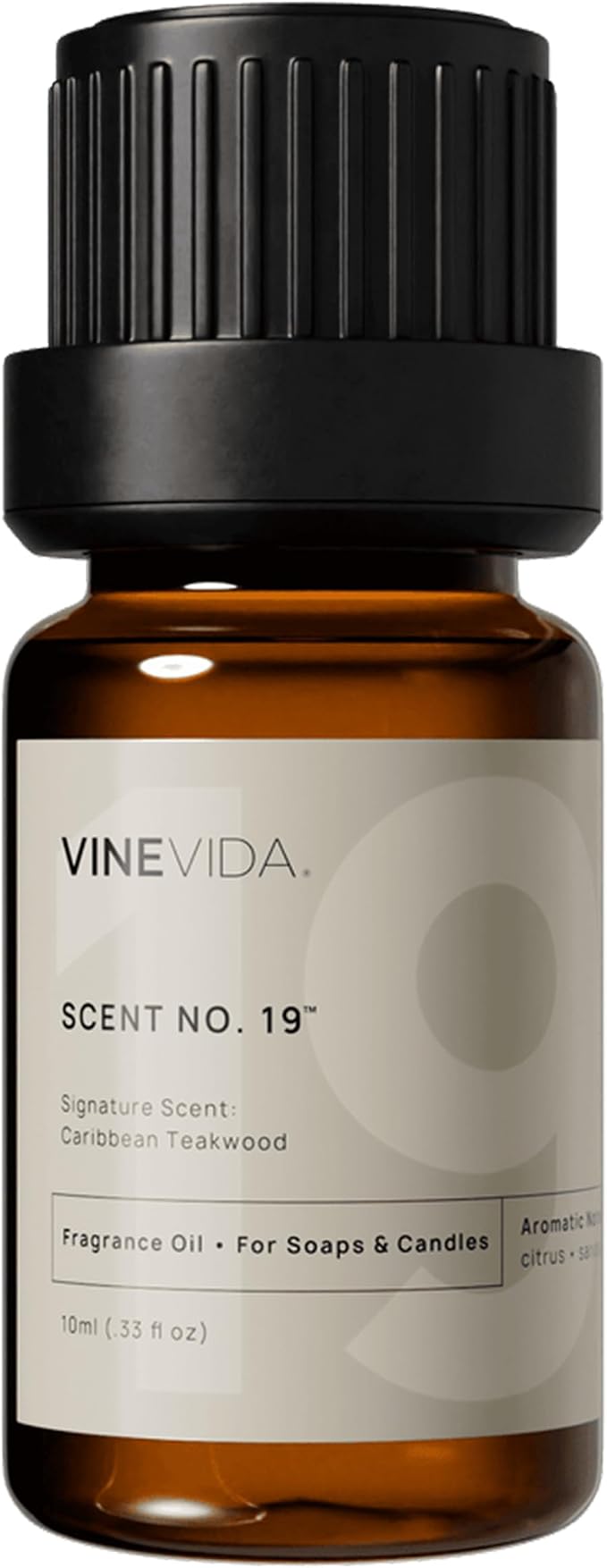 VINEVIDA [0.33oz] Scent No.19 Fragrance Oil for Candle & Soap Making - Natural USA Made Candle Scents