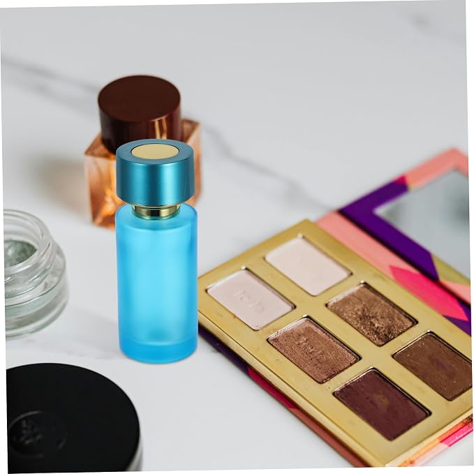 NOLITOY Portable Glass Perfume Refill Bottle Cap Travel-friendly Atomizer for Fragrance and Stylish Design for Easy Application