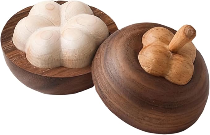 Passive Essential Oil Diffuser Wood Petal-Like, Small Portable Aromatherapy Diffuser Layered, Mini No-Electric Natural Boho Walnut Accent for Car, Desk, Rooms, Home, Office (Petal-Like)