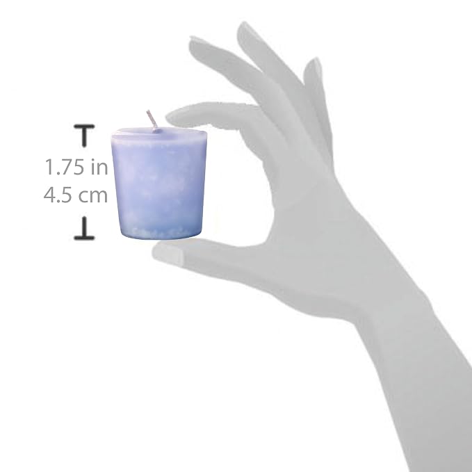 Aroma Naturals Votive Candles with Lavender, Tranquility, 6 Count