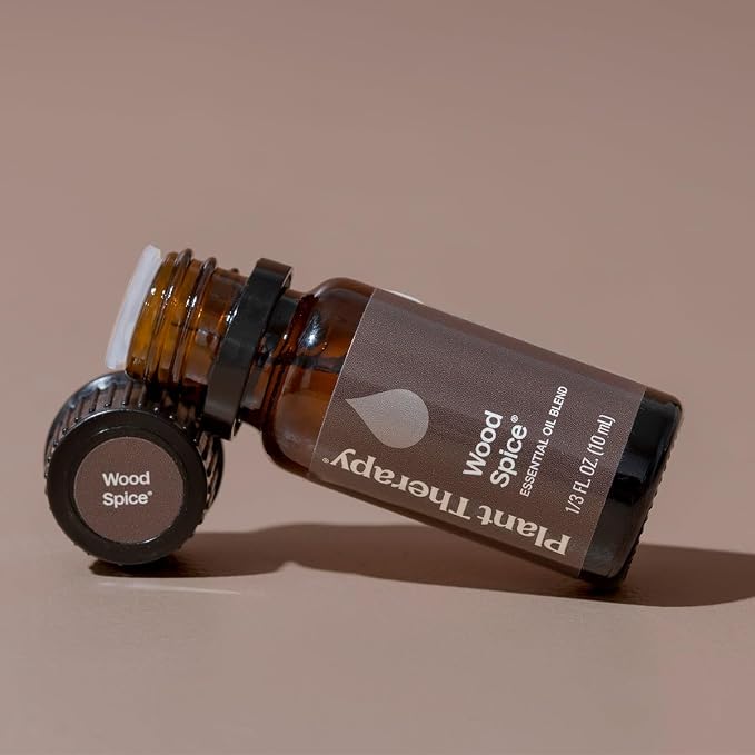 Plant Therapy Wood Spice Essential Oil Blend 10 mL (1/3 oz) 100% Pure, Undiluted Essential Oils, Great for DIYs and Diffusing